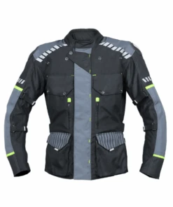 BBG Adventure Riding Jacket - With Chest Guard - Grey-BBG