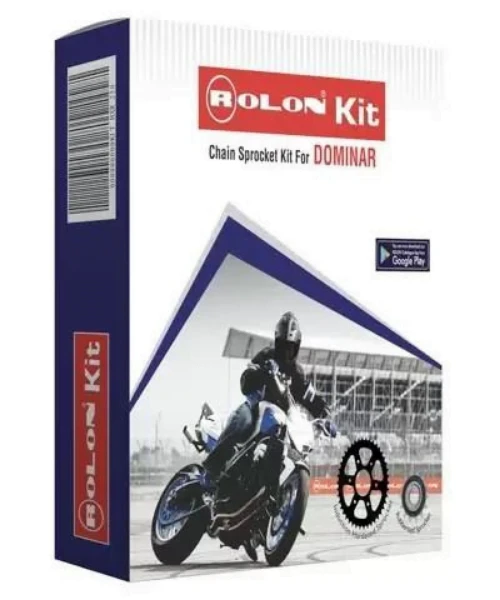 Rolon Dominar 400 X-Ring Chain Sprocket Kit-Rolon 3 Rolon Dominar 400 X-Ring Chain Sprocket Kit-Rolon