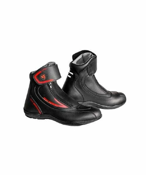 Raida Tourer Motorcycle Riding Boots - Red-Raida 3 Raida Tourer Motorcycle Riding Boots - Red-Raida