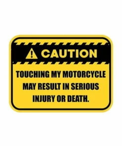 Caution Sticker-Moto Arch