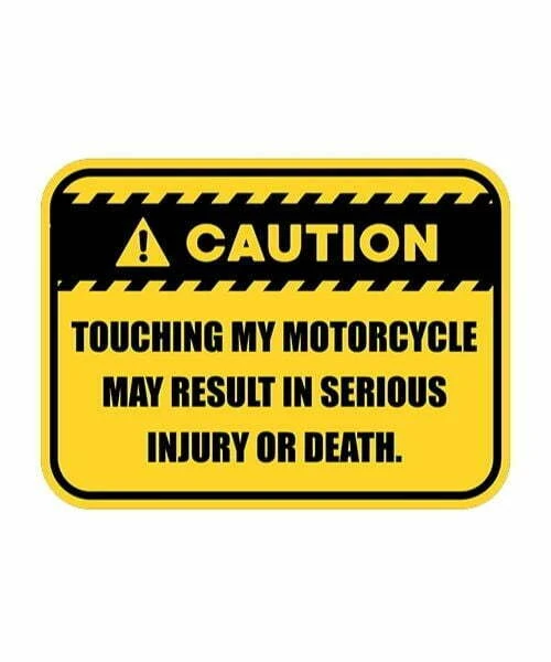 Caution Sticker-Moto Arch 3 Caution Sticker-Moto Arch