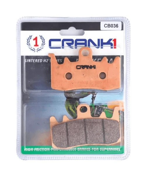 Crank1 Fully Sintered H2 Series Brake Pads For Ducati Scrambler 1100-Crank 1 3 Crank1 Fully Sintered H2 Series Brake Pads For Ducati Scrambler 1100-Crank 1