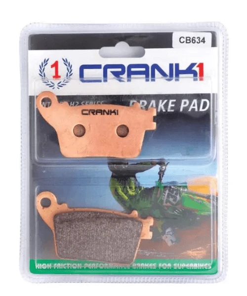 Crank1 Fully Sintered H2 Series Brake Pads For Honda CBR 600RR-Crank 1 3 Crank1 Fully Sintered H2 Series Brake Pads For Honda CBR 600RR-Crank 1